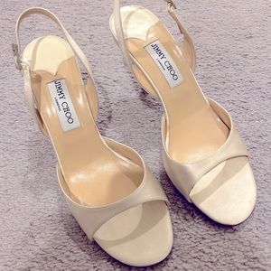 Jimmy choo wedding, satin sandals women’s shoe 3 inch  vero cuolo